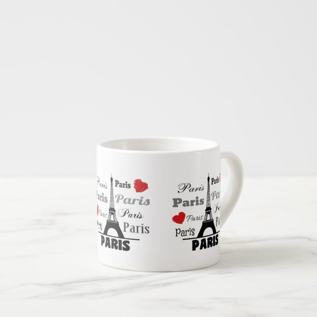 Paris Espressotasse (Vorderseite Rechts)