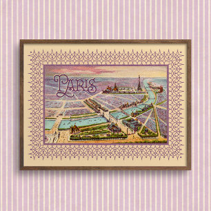 Paris Expo 1900 Plakat mit Titel