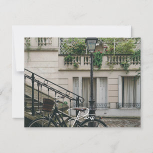 Paris Fahrrad (Paris) Einladung