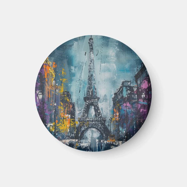 Paris Fashion Night Magnet (Vorne)