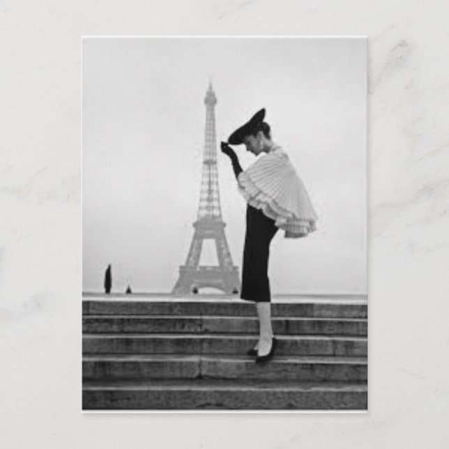Paris Fashion Postkarte (Vorderseite)