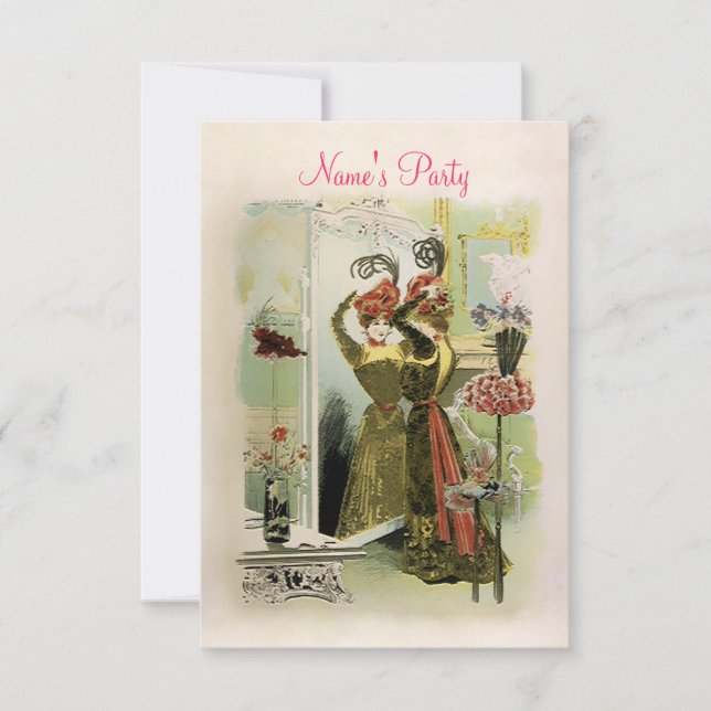 Paris Fashions ~ Einladungen / UAWG #18 (Vorderseite)