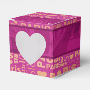 Paris Favor Box Geschenkschachtel