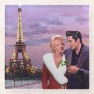 Paris-Feiertag Glasuntersetzer