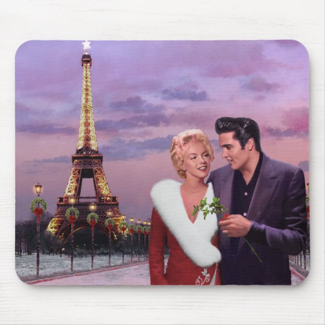 Paris-Feiertag Mousepad (Vorne)