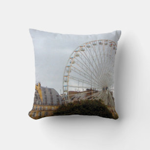 Paris Ferris Wheel Pillow Kissen