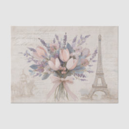 Paris Floral Bouquet Vintage French Ephemera Seidenpapier