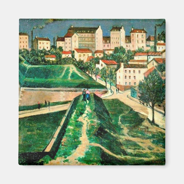 Paris Fortification by C.R.W. Nevinson, 1913 Magnet (Vorne)