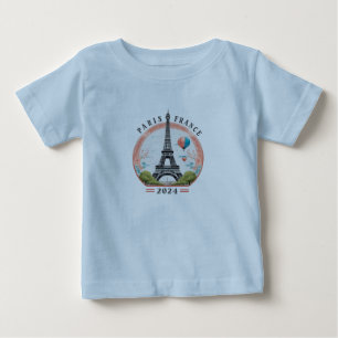 Paris France 2024 Baby T - Shirt, Paris Frankreich T-shirt