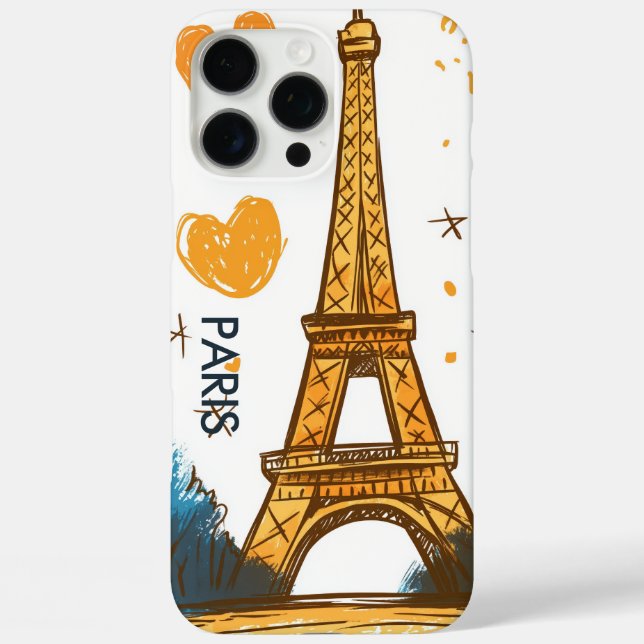 Paris France Case-Mate iPhone Hülle (Rückseite)