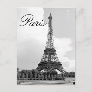 Paris France Eiffel Tower Postkarte