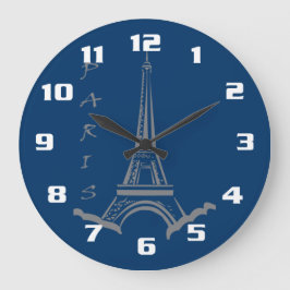PARIS France Eiffelturm Große Wanduhr