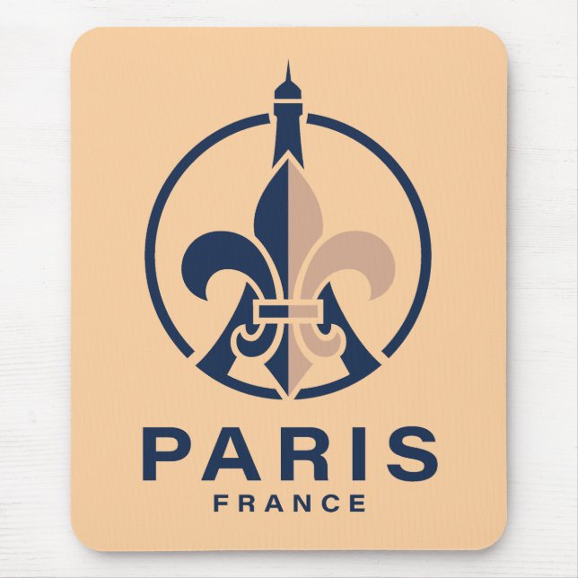 Paris France Europe Mousepad (Vorne)