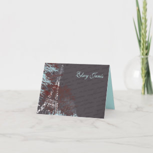 PARIS FRANCE FRANZÖSISCHES Bar Bat Mitzvah Dankesc