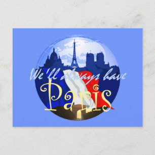 PARIS France Postcard Postkarte