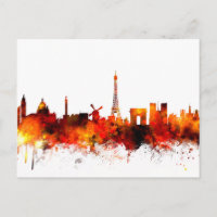 Paris France Skyline
