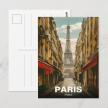 Paris france Tour Effiel Vintage Geschenke