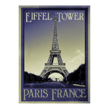 Paris france Vintage Poster