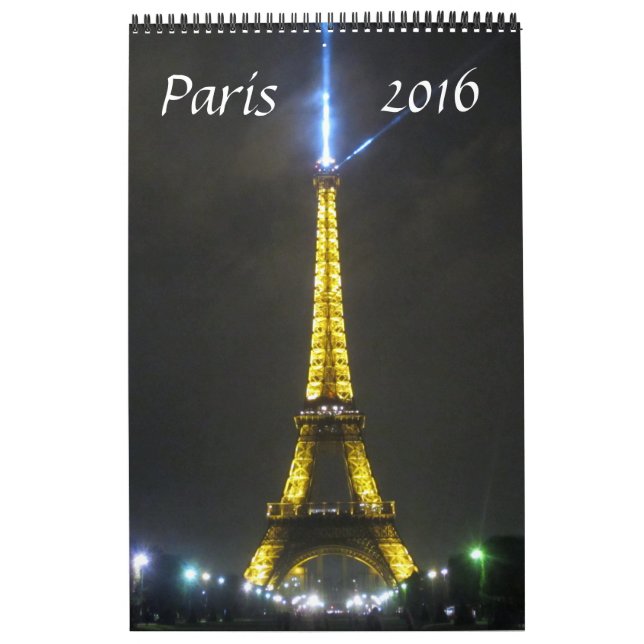 Paris Frankreich 2016 Kalender (Titelbild)
