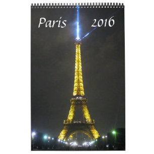 Paris Frankreich 2016 Kalender