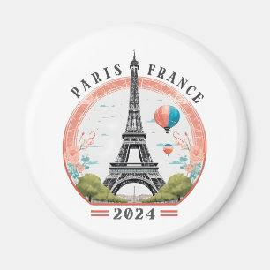 Paris Frankreich 2024 Fleece Blankets, Eiffelturm Magnet