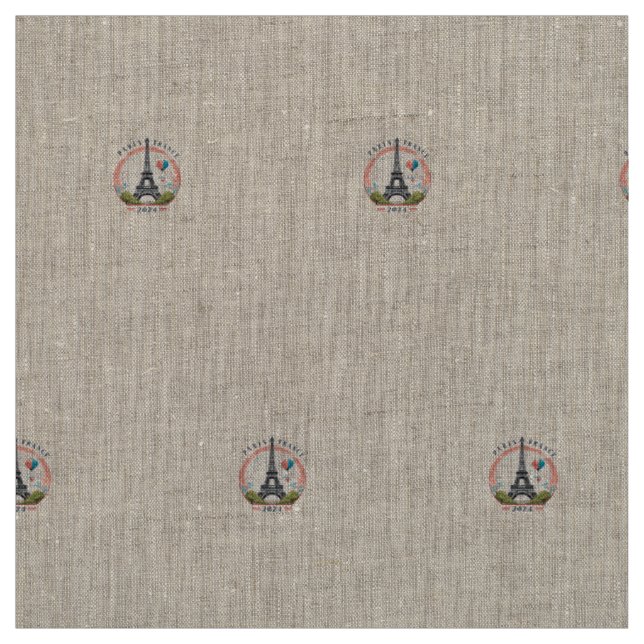 Paris Frankreich 2024 Fleece Blankets, Eiffelturm Stoff (Muster)