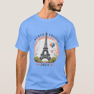 Paris Frankreich 2024 Männer-T - Shirt, Paris Fran T-Shirt