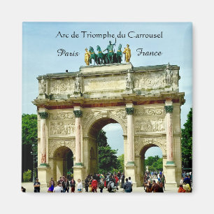 Paris Frankreich - Arc de Triomphe du Carrousel Magnet