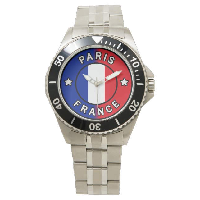 Paris Frankreich Armbanduhr (Vorderseite)