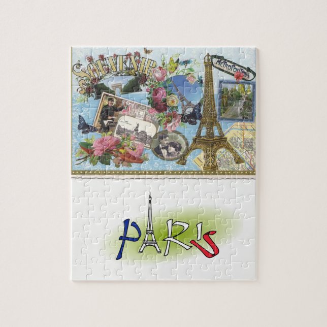Paris Frankreich Dekorative Jigsaw Puzzle (Vertikal)
