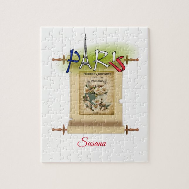 Paris Frankreich Dekorative Jigsaw Puzzle (Vertikal)