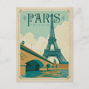 Paris Frankreich - Eiffel Tower Postkarte