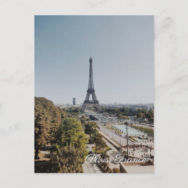 Paris Frankreich Eiffel Tower Postkarte (Vorderseite)