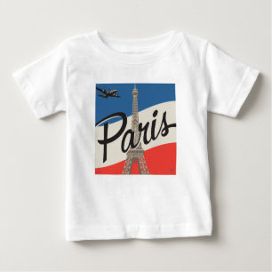 Paris Frankreich   Eiffelturm Baby T-shirt