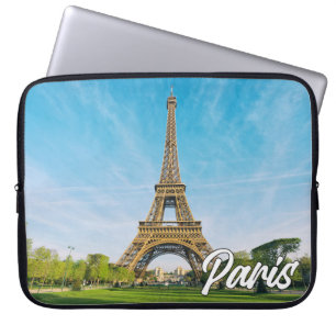 Paris, Frankreich   Eiffelturm Laptopschutzhülle
