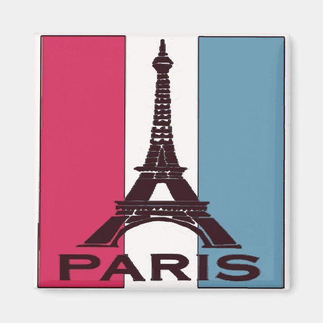 Paris, Frankreich, Eiffelturm Magnet (Vorne)