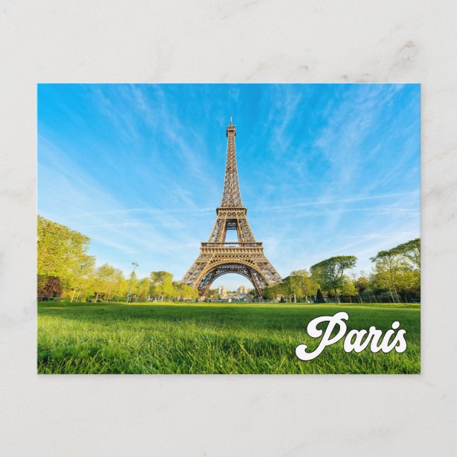 Paris, Frankreich | Eiffelturm Postkarte (Vorderseite)