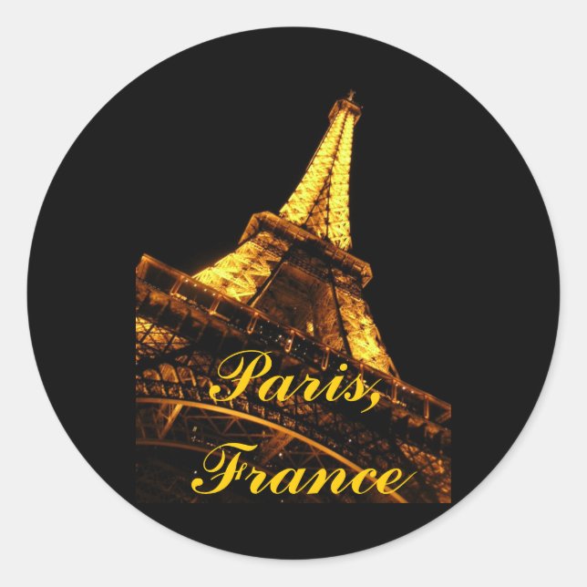 Paris, Frankreich, Eiffelturm, Stickers (Vorderseite)