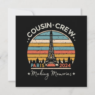 Paris Frankreich Erinnerungen 2024 Einladung