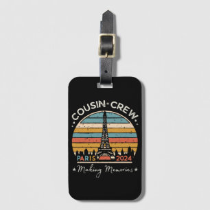 Paris Frankreich Erinnerungen 2024 Gepäckanhänger