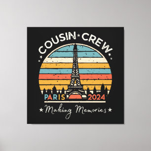 Paris Frankreich Erinnerungen 2024 Leinwanddruck