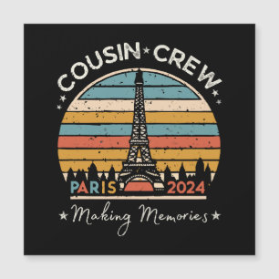 Paris Frankreich Erinnerungen 2024 Magnetkarte