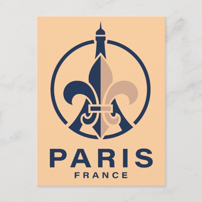 Paris Frankreich Europa Postkarte (Vorderseite)