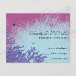 PARIS FRANKREICH FRANZÖSISCHE Bar Bat Mitzvah Repl RSVP Karte