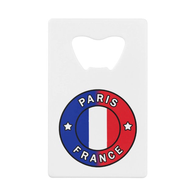 Paris Frankreich Geldbeutel Flaschenöffner (Vorderseite)