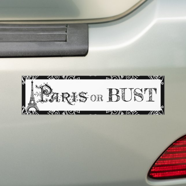 Paris Frankreich - Geschenke und Souvenirs Autoaufkleber (Auf Auto)