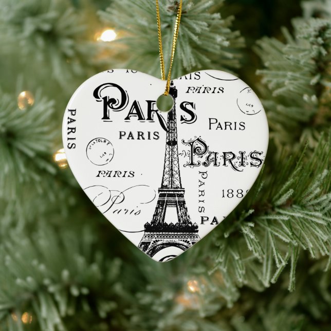 Paris Frankreich - Geschenke und Souvenirs Keramikornament (Baum)