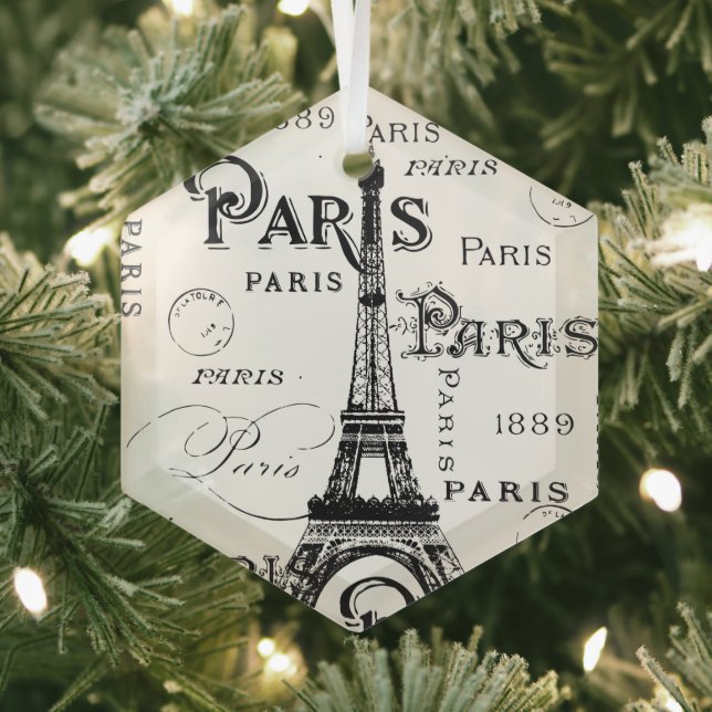 Paris Frankreich - Geschenke und Souvenirs Ornament Aus Glas (Insitu)