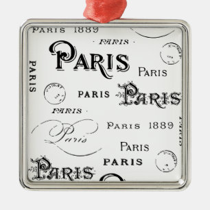 Paris Frankreich - Geschenke und Souvenirs Ornament Aus Metall
