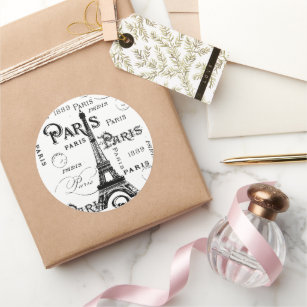 Paris Frankreich - Geschenke und Souvenirs Runder Aufkleber